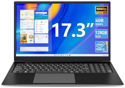 SGIN 17.3" FHD Laptop with 4GB RAM & SSD