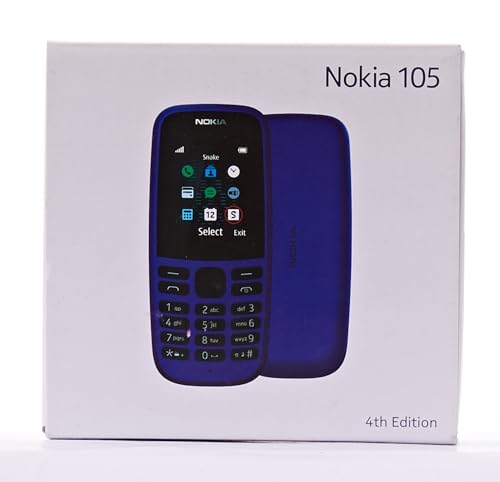 Nokia 105 Feature Phone 1.77 Inch - Black