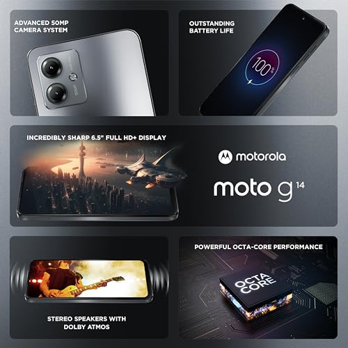 Motorola Moto G14 Smartphone - 50MP, 6.5" Display