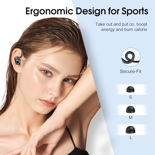 Bluetooth 5.3 Wireless Earbuds with ENC Noise Cancelling
