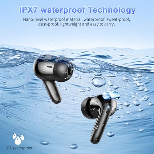 Bluetooth 5.3 Wireless Earbuds with 56H Playtime