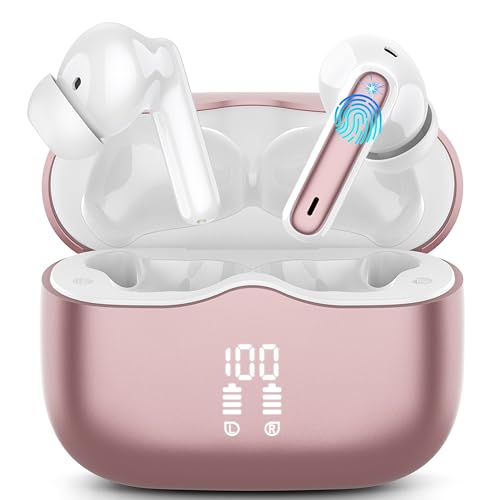 Bluetooth 5.3 Wireless Earbuds with Deep Bass