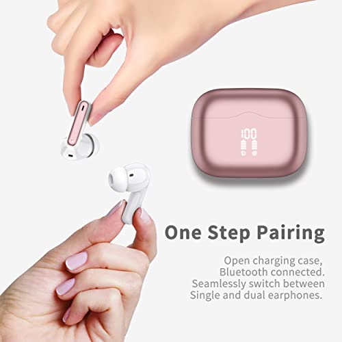 Bluetooth 5.3 Wireless Earbuds with Deep Bass