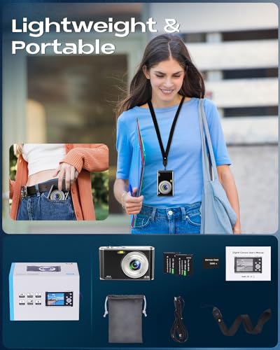 4K Autofocus Dual Camera with 32G Memory Card