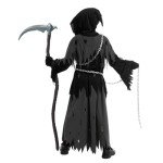 Glowing Eyes Reaper Costume for Kids