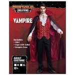 Men's Scary Vampire Deluxe Halloween Costume - Large