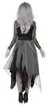 Gothic Graveyard Bride Costume with Veil and Roses