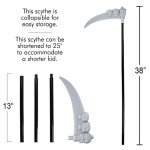 Grim Reaper 4-Piece Halloween Costume Set