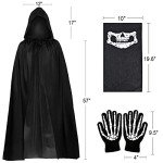 Grim Reaper 4-Piece Halloween Costume Set