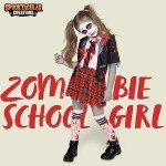 Zombie Schoolgirl Costume for Kids - Halloween Dress-Up