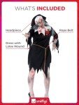 Zombie Sister Mary Costume with Accessories