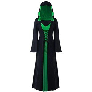 Plus Size Vintage Witch Dress for Halloween