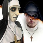 Deluxe Halloween Nun Costume with Scary Mask