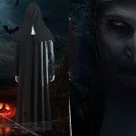 Deluxe Halloween Nun Costume with Scary Mask