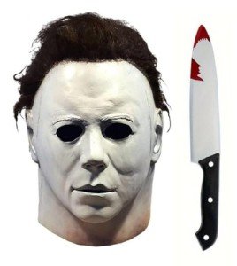 Michael Myers Masks & Knife Set for Halloween