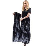 Witch Dress with Hooded Cape for Halloween