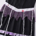 Zombie Cheerleader Dress for Girls Halloween Costume