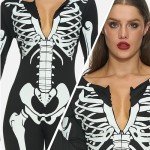 Glow in the Dark Skeleton Costume for Adults