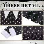 Princess Black Dress Costume with Wig for Parties