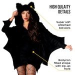 Women's Bat Costume for Halloween Fun