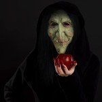 Suilung Halloween Witch Mask & Cape Set
