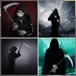 5 Pack Grim Reaper Costume Set for Cosplay