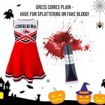 Zombie Cheerleader Halloween Costume for Kids, Ages 7-9