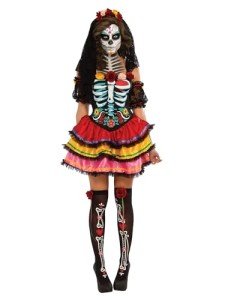 Day of the Dead Senorita Skeleton Costume