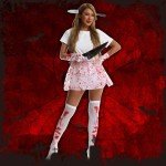Women's Halloween Costumes Set with Accessories - 5pcs