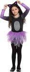 Girls' Purple Black Cat Tutu Skirt Costume