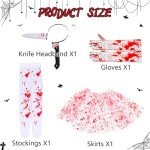 Women's Halloween Costumes Set with Accessories - 5pcs