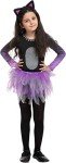 Girls' Purple Black Cat Tutu Skirt Costume