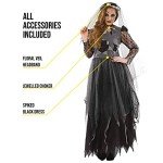 Zombie Bride Costume for Adults - X-Large