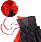 Zemolo Red and Black Vampire Cloak Cape for Adults
