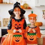 7-Piece Halloween Pumpkin Costume Set for Adults