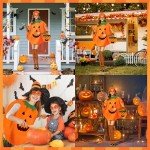 7-Piece Halloween Pumpkin Costume Set for Adults