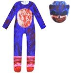 Kids Halloween Costume Set with Mask and Gloves