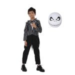 Kid Jack Skeleton Costume for Halloween Fun