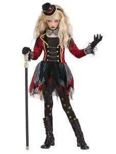 Girls Showman Costume for Halloween - Ages 9-10