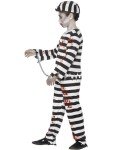 Zombie Convict Costume for Kids - Halloween Outfit