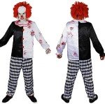 Scary Clown Costume for Halloween - XX-Large
