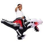 Kids' Inflatable Dragon Skeleton Costume for Halloween