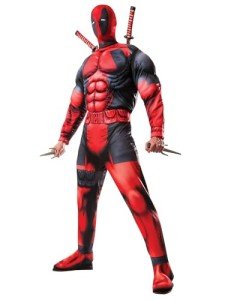 Deluxe Marvel Deadpool Adult Costume, XL Size