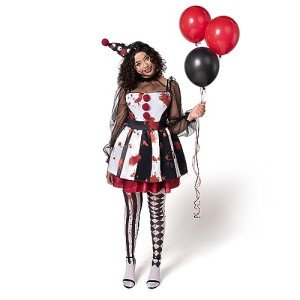 Creepy Clown Costume for Halloween Role Play