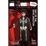 Boys' Day of the Dead Skeleton Costume, Age 8-10