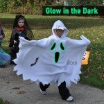 Glow-in-the-Dark Halloween Ghost Costume Set for Kids