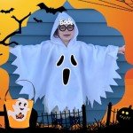 Glow-in-the-Dark Halloween Ghost Costume Set for Kids