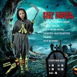 Glow-in-the-Dark Grim Reaper Costume Set for Kids