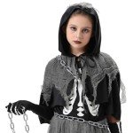 Glow-in-the-Dark Grim Reaper Costume Set for Kids