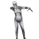 Skeleton Jumpsuit Costume for Kids and Adults